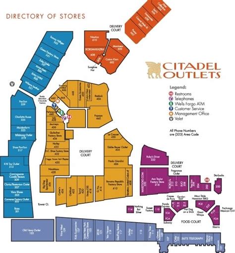 citadel outlet store directory.